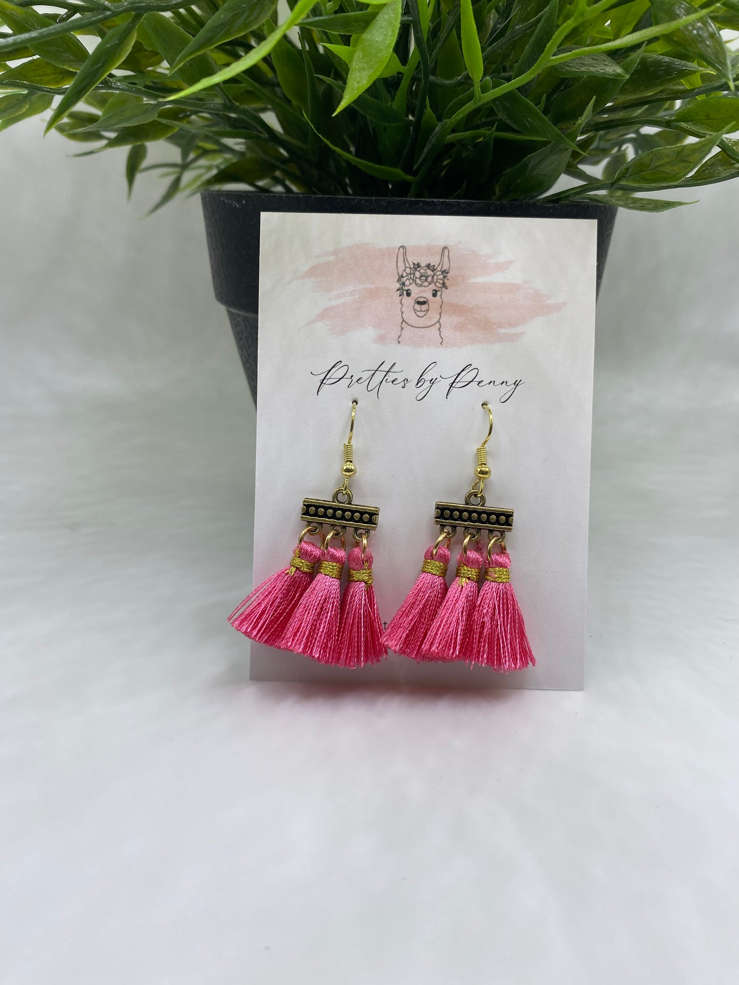 Pink Tassels