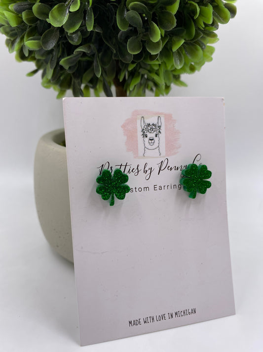 Shamrock Studs